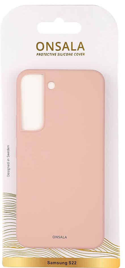 Onsala silikonfodral för Samsung Galaxy S22 (rosa)