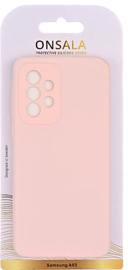 Onsala Silicone cover til Samsung Galaxy A03 (Chalk Pink)