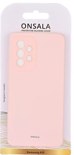 Onsala Silicone fodral för Samsung Galaxy A53 (Chalk Pink)