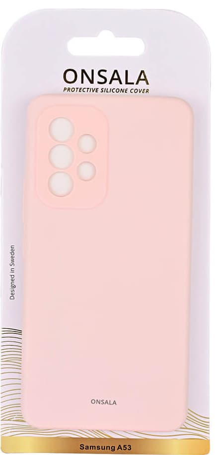 Onsala Silicone deksel til Samsung Galaxy A53 (Chalk Pink)