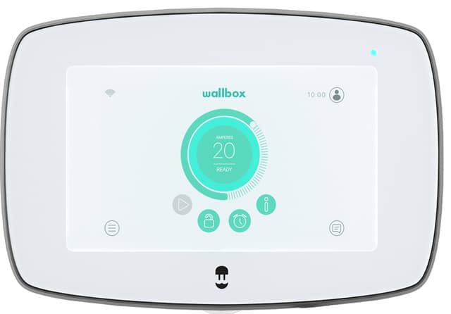 Wallbox Commander 2 elbillader 5 m type 1 (hvit)