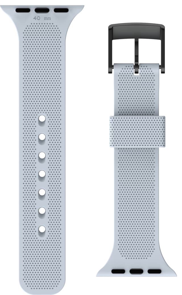 U by UAG Aurora Apple Watch 42/44/45 mm silikonreim (soft blue)