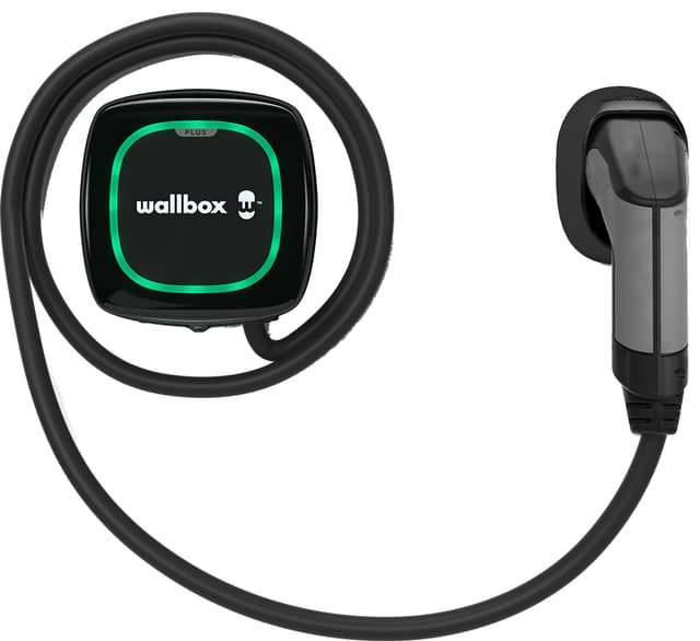 Wallbox Pulsar Plus Smart elbilsladdare 5m Type 2 (svart)
