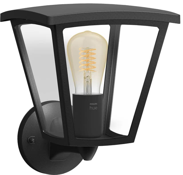 Hue Inara W svart vägglampa