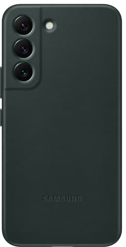 Samsung S22 läderfodral (grönt)