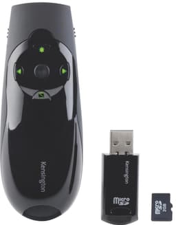 Kensington Expert Wireless Cursor presentasjonsenhet med grønn laser og minne