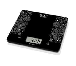 Adler Keittiövaa'at AD 3171 Enimmäispaino (kapasiteetti) 10 kg, asteikko 1 g, Näytön tyyppi LCD, musta