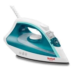 TEFAL Steam Strykejern FV1710 Steam Strykejern, 1800 W, Vanntankkapasitet 200 ml, Kontinuerlig damp 24 g/min, Steam boost ytelse 80 g/min, Hvit/grønn