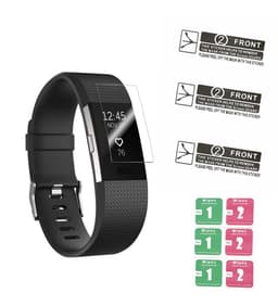 Skjermbeskytter for Fitbit Charge 3 gjennomsiktig 3-pakning