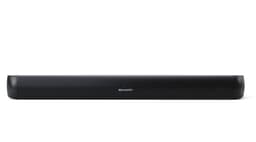 Sharp HT-SB107 2.0 Compact Soundbar for TV opp til 32", HDMI ARC/CEC, Aux-inngang, Optisk, Bluetooth, 65cm, Gloss Black