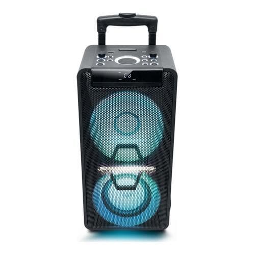 M-1920 DJ Festhøjttaler trolly BT USB LED CD 300W