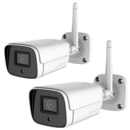 WiFi valvontakamera 1080P ulkokäyttöön 2 kpl