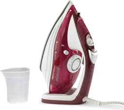 Gorenje dampstrykejern SIH3000RBC dampstrykejern, 3000 W, Vanntankkapasitet 350 ml, Kontinuerlig damp 40 g/min, rød/hvit