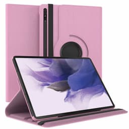 360 drejelig cover Samsung Galaxy Tab S7 FE - Lyserød