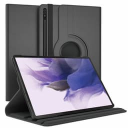 360° roterbar deksel Samsung Galaxy Tab S7 FE - Sort