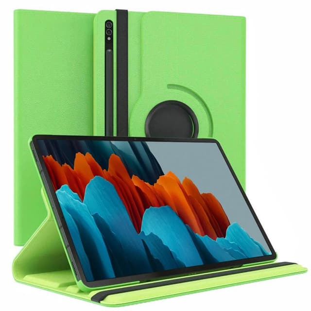 360° roterbart fodral Samsung Galaxy Tab S7 - Grön