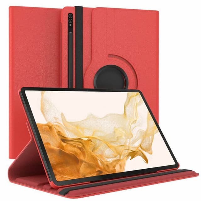 360° roterbart fodral Samsung Galaxy Tab S8 11.0 - Röd