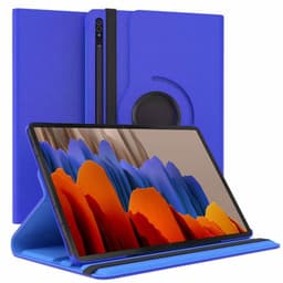 360 drejelig cover Samsung Galaxy Tab S7 Plus - Mørkeblå