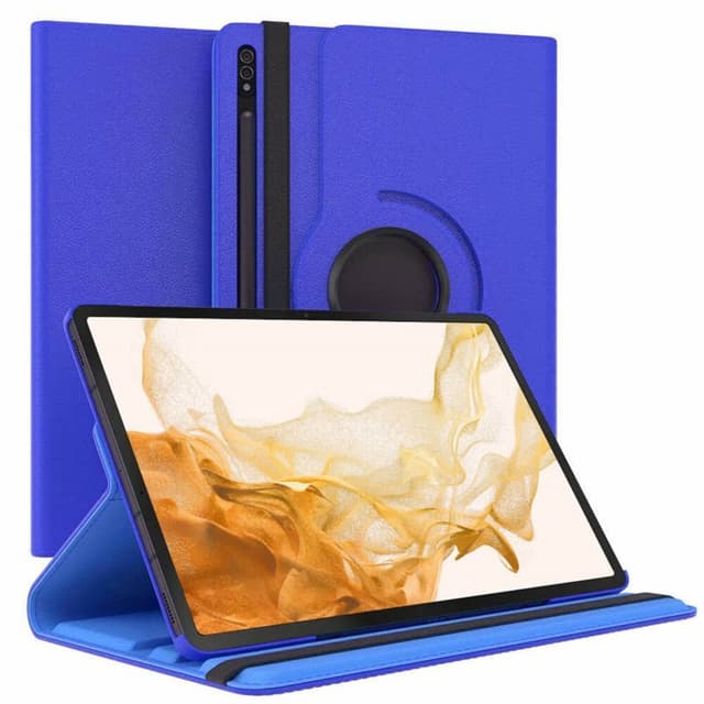360 drejelig cover Samsung Galaxy Tab S8 Plus 12.7 - Mørkeblå