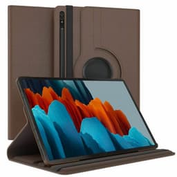 360 drejelig cover Samsung Galaxy Tab S7 - Brun