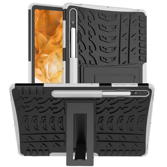 Stødbestandigt cover med stativ Samsung Galaxy Tab S8 11.0 - Hvid