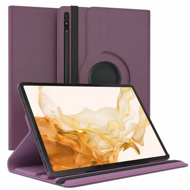 360 drejelig cover Samsung Galaxy Tab S8 Plus 12.7 - Lilla