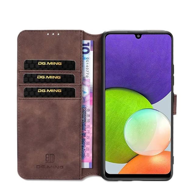 DG-Ming Lommebokdeksel 3-kort Samsung Galaxy A21s - Coffe