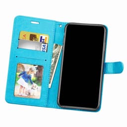 Mobil lommebok 3-kort Samsung Galaxy A3 2017 - Lyseblå