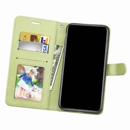 Mobil lommebok 3-kort Huawei Honor 8 Lite/P8 Lite 2017 - Grønn