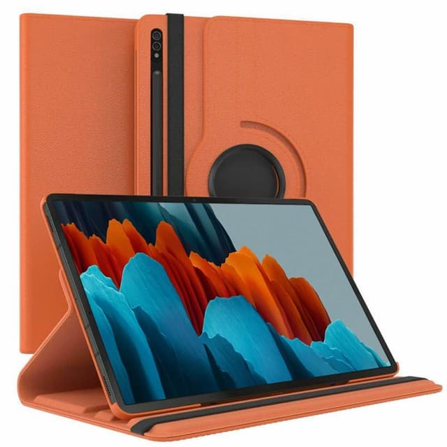 360° roterbar deksel Samsung Galaxy Tab S7 - Oransje