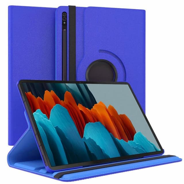 360° käännettävä kotelo Samsung Galaxy Tab S7 - Tummansininen