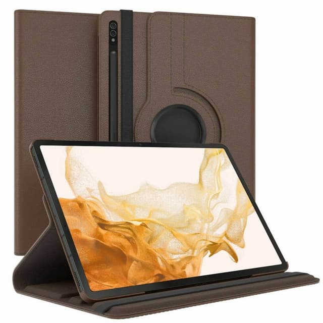 360° käännettävä kotelo Samsung Galaxy Tab S8 11.0 - Ruskea