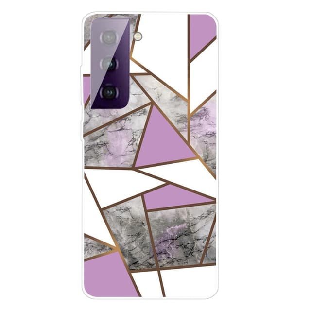 SKALO Samsung S21 FE Marmor TPU-cover - #10