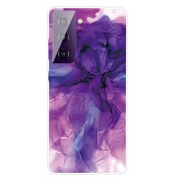 SKALO Samsung S21 FE Marmori TPU kuori - #3