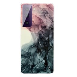 SKALO Samsung S21 FE Marmori TPU kuori - #1