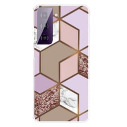 SKALO Samsung S21 FE Marmori TPU kuori - #5