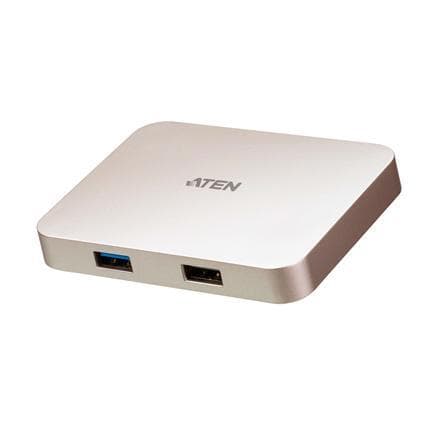 Aten USB-C 4K Ultra Mini Dock med Power Pass-through USB 3.0 (3.1 Gen 1) porter antall 1, USB 2.0 porter antall 1, HDMI porter antall 1, USB 3.0 (3.1 Gen 1) Type-C porter antall 1