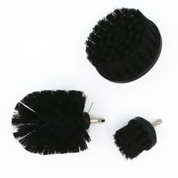 Skurebørster for drill 3-pack svart