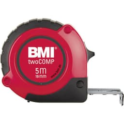 BMI twoComp 472341021M Måttband 3 m Stål