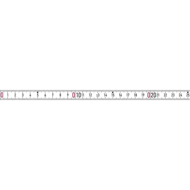 BMI 357004001RNL-SK Måttband 1 m Stål