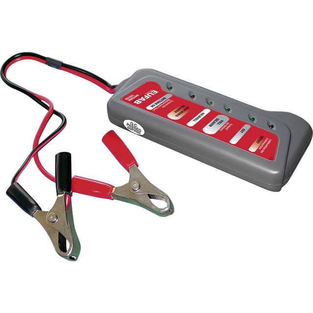 Eufab Bil-batteritestare 12 cm x 5 cm x 1.6 cm