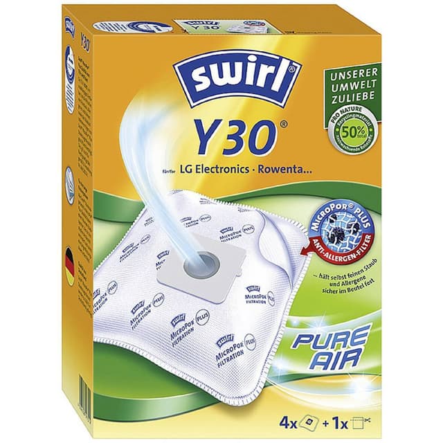 Swirl Y30 MicroPor Plus Dammsugarpåsar 4 st