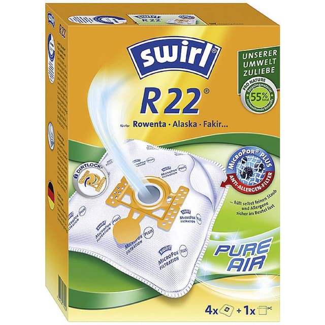 Swirl R22 Airspace Dammsugarpåsar 4 st