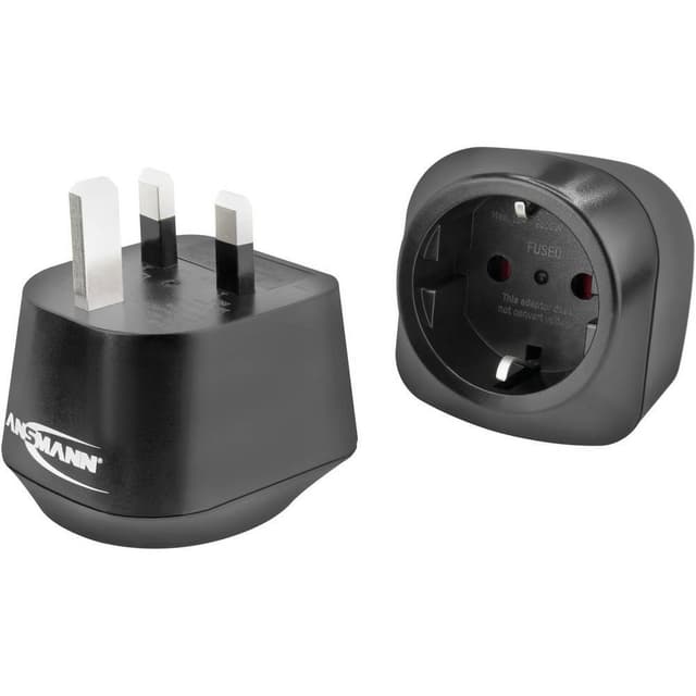 Ansmann 1250-0031 Reseadapter EU to UK