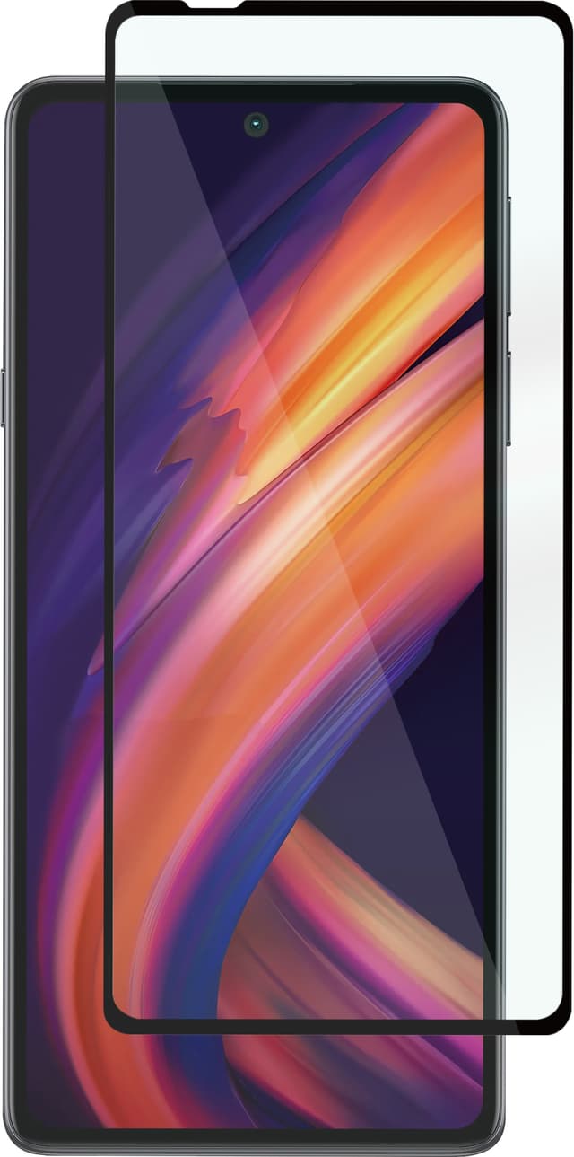 Panzer Full-Fit Motorola Edge 30 Pro skjermbeskyttelse (sort)