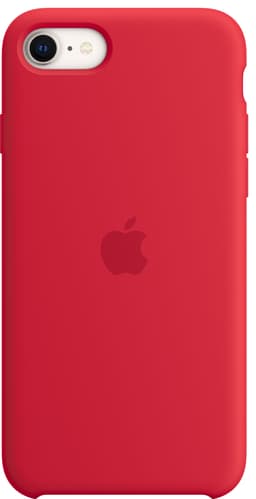 iPhone SE silikondeksel (rød)