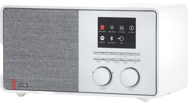 Pinell Supersound 301 digital radio (hvit)