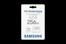 Samsung PRO Endurance microSD muistikortti adapterilla (256GB)