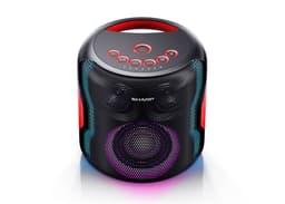 Sharp PS-919 Party Speaker 130 W, Bluetooth, Svart, Med inbyggt batter