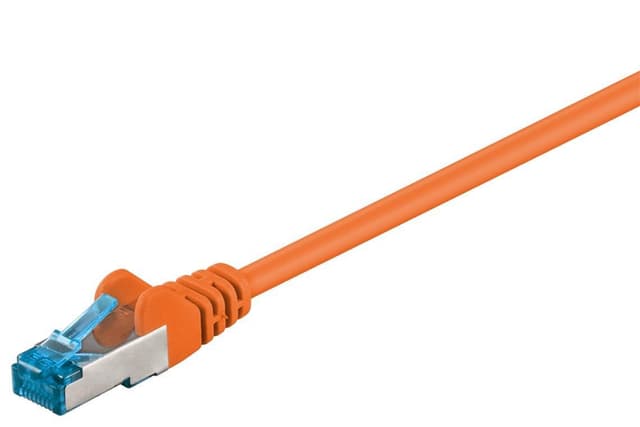 Patchkabel CAT 6A, S/FTP (PiMF), Orange, 2 m